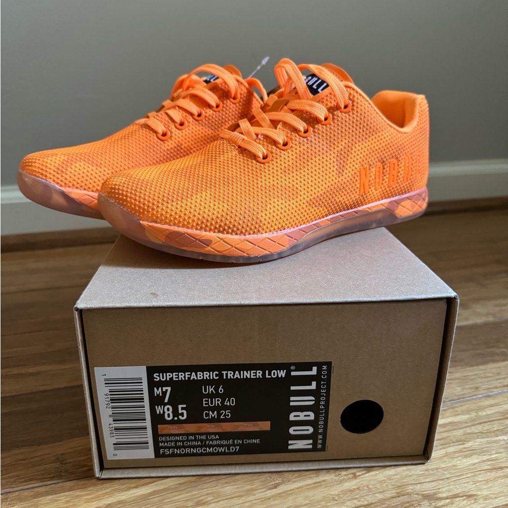 NWT NOBULL TRAINER, Neon Orange, size 8.5